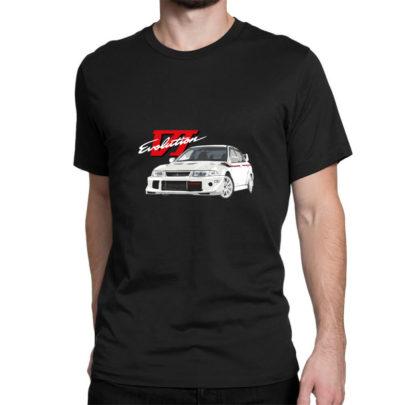 Mitsubish Evo Vi Tommy Makinen Edition White Classic T-shirt by MarshaleenAnnetteHammer | Artistshot