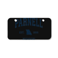 Parnell Missouri Mo Vintage Athletic Navy Sports Design Bicycle License Plate | Artistshot