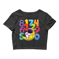 Number Learning Calculator Costume Matc Day Math Outfit Kids Crop Top | Artistshot