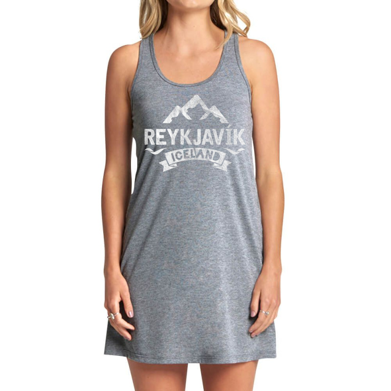 Vintage Reykjavik Iceland Shirt Tank Dress by cm-arts | Artistshot