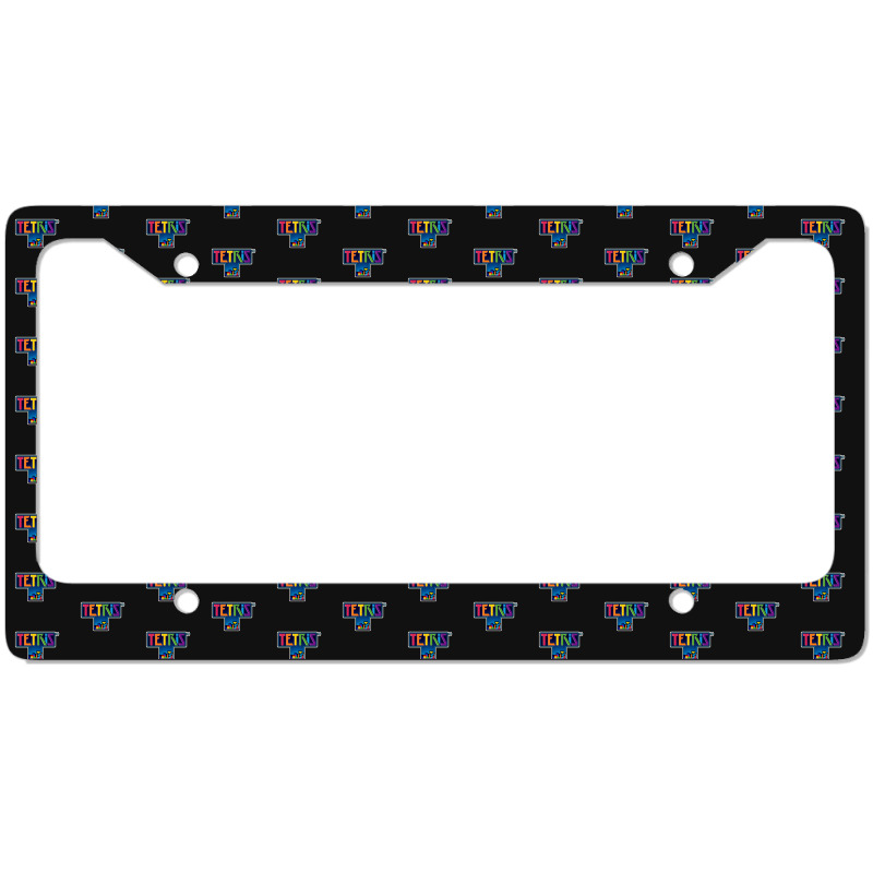 Custom Tetris License Plate Frame By Newborn - Artistshot