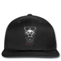 Without Me No Show Vintage Electric Lighting Technician Printed Hat | Artistshot