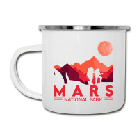 Red Mars Planet  Space National Park  Funny Mars Camper Cup | Artistshot