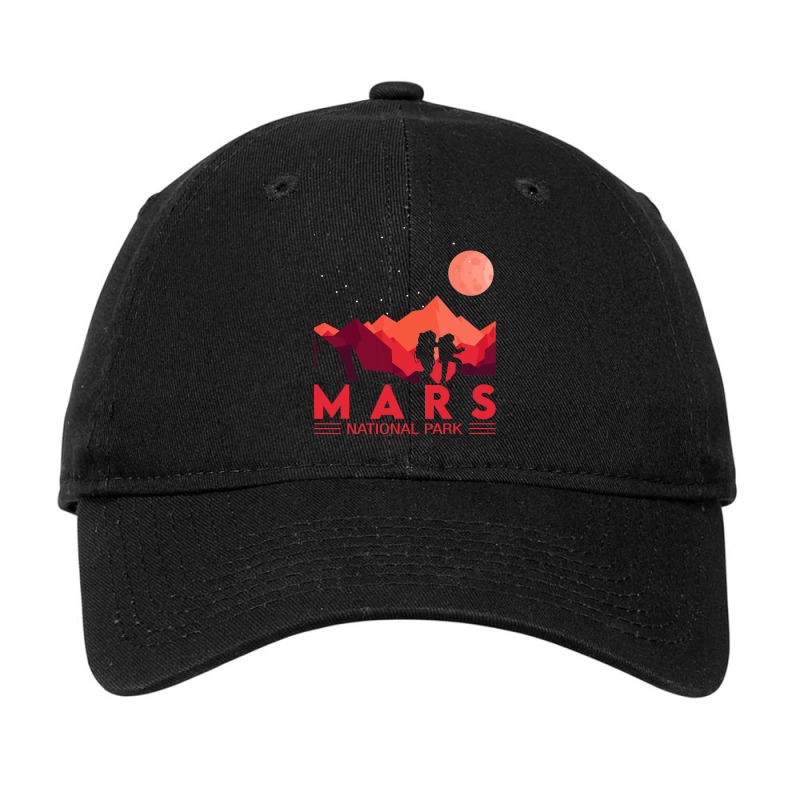 Red Mars Planet  Space National Park  Funny Mars Adjustable Cap | Artistshot