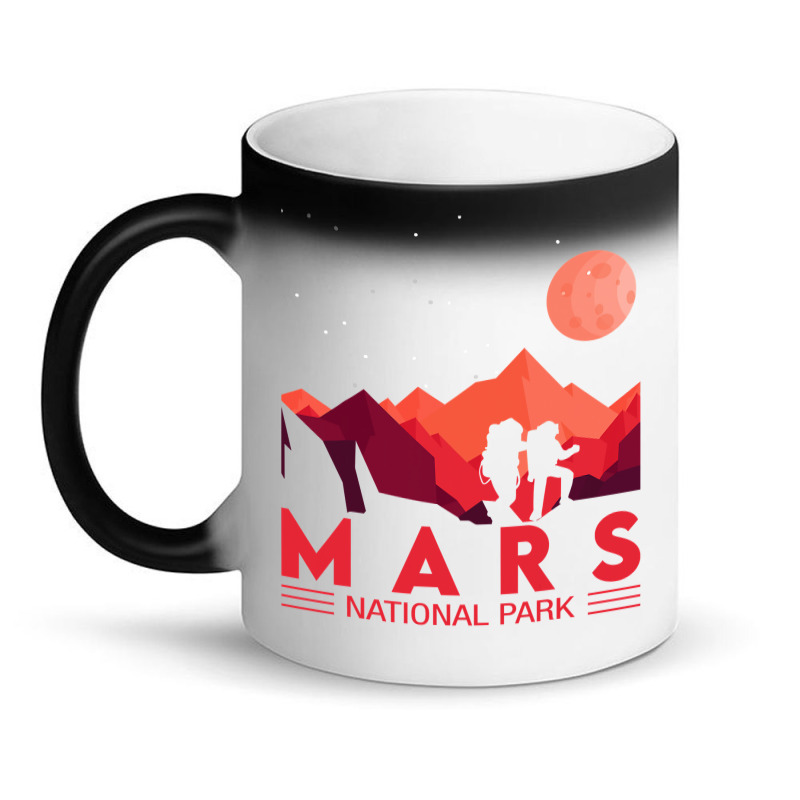 Red Mars Planet  Space National Park  Funny Mars Magic Mug | Artistshot