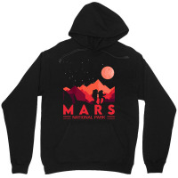 Red Mars Planet  Space National Park  Funny Mars Unisex Hoodie | Artistshot