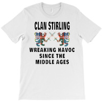 Stirling Scottish Tartan Scotland Family Clan Name T Shirt T-shirt | Artistshot