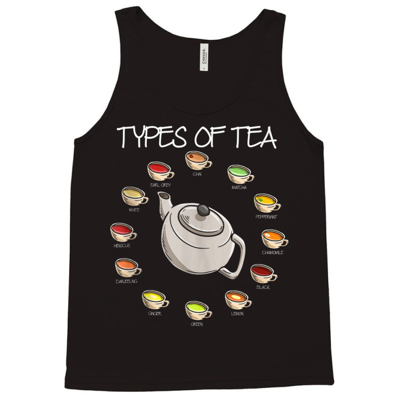 Tea Drinker Powered By Matcha Tea Herbal Tank Top by Short | Artistshot