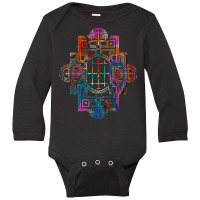 Shipibo Pattern Conibo Tribal Shaman Shamanistic Long Sleeve Baby Bodysuit | Artistshot