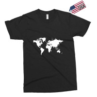 World Map White Exclusive T-shirt | Artistshot