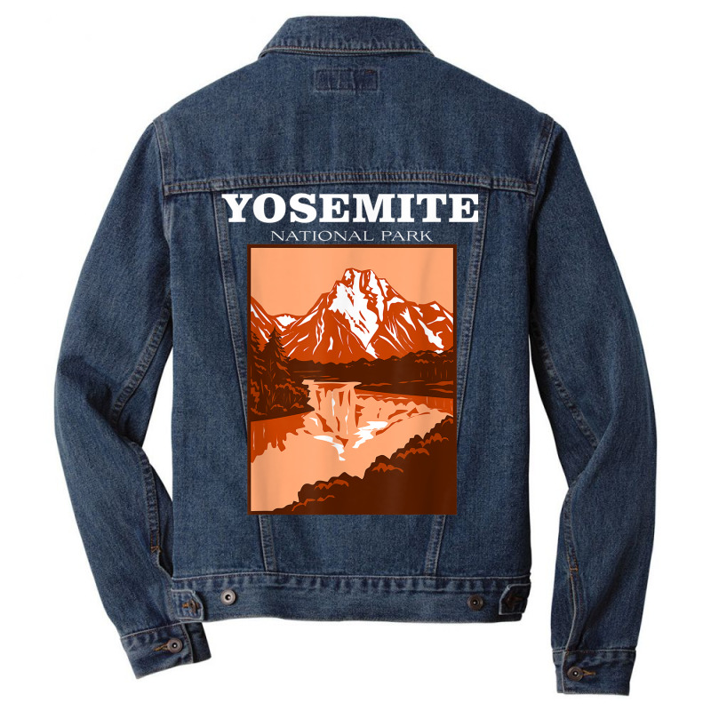 Yosemite National Park Men Denim Jacket by bambi | Artistshot