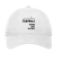 Chennai   Born And Raised Premium T Shirt Adjustable Cap | Artistshot