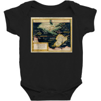 Vintage Americas Map (1590) Baby Bodysuit | Artistshot