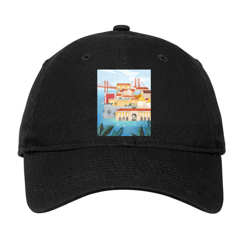 Portugal, Lisbon Adjustable Cap by Crowley Tidwell | Artistshot