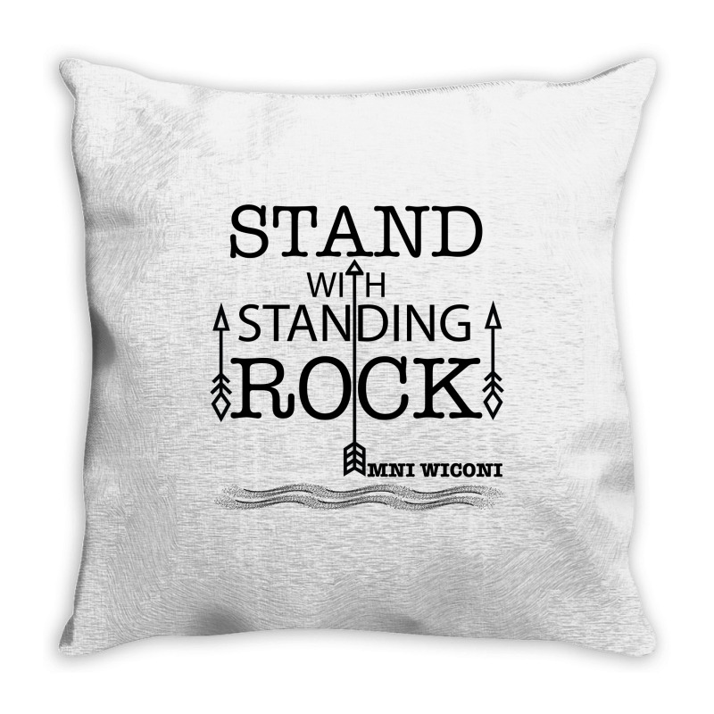 Stand With Standing Rock Throw Pillow | Artistshot