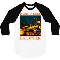 Funny Train Wagon Railroad Halloween Costume Boys Men Gift T Shirt 3/4 Sleeve Shirt | Artistshot