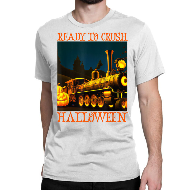 Funny Train Wagon Railroad Halloween Costume Boys Men Gift T Shirt Classic T-shirt by cm-arts | Artistshot