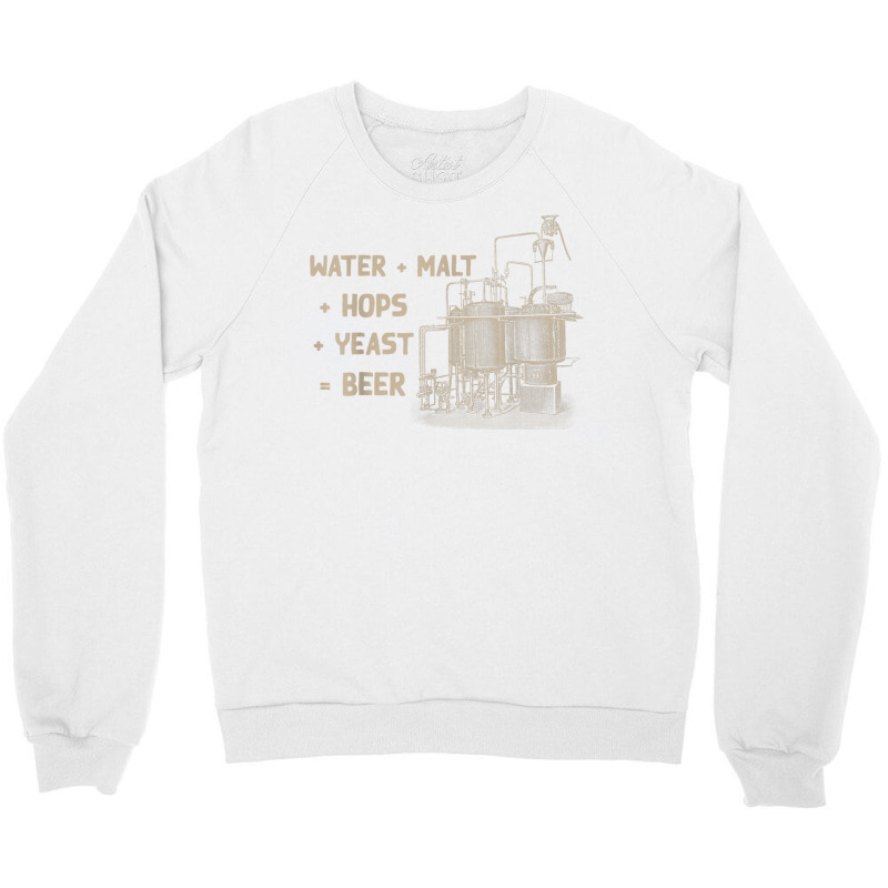 Beer Making Cycle Diagram For Homebrew   Beer Brewer T Shirt Crewneck Sweatshirt by cm-arts | Artistshot