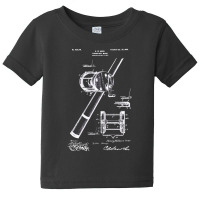 Fishing Reel 1899 Patent, Fishing Reel 1899 Patents, The Fishing Reel  Baby Tee | Artistshot