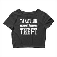 Libertarian Capitalist Gift Capitalism Crop Top | Artistshot