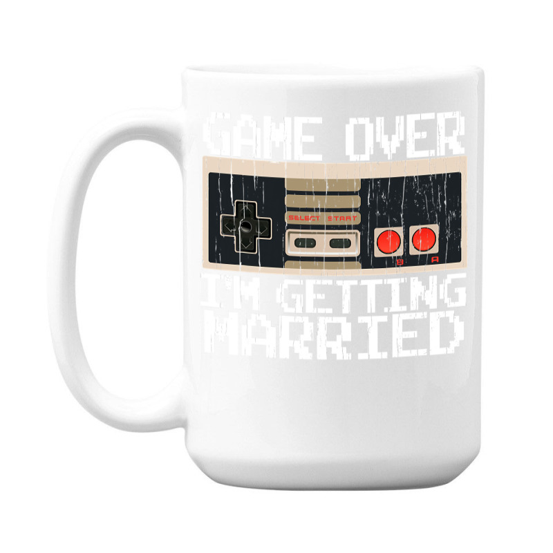 Game Over Im Getting Married Bachelor Party 15 Oz Coffee Mug | Artistshot