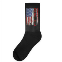 Vintage 1963 Usa American Flag 60 Years Old 60th Birthday Socks | Artistshot