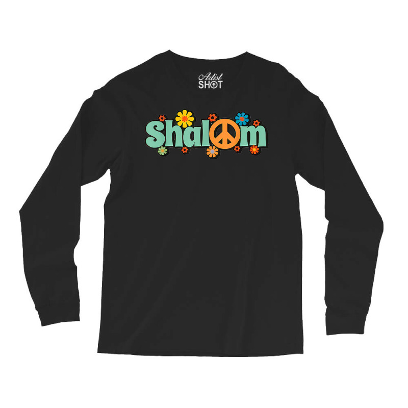 Shalom Hebrew Peace & Harmony Rosh Hashanah Jewish New Year T Shirt Long Sleeve Shirts | Artistshot