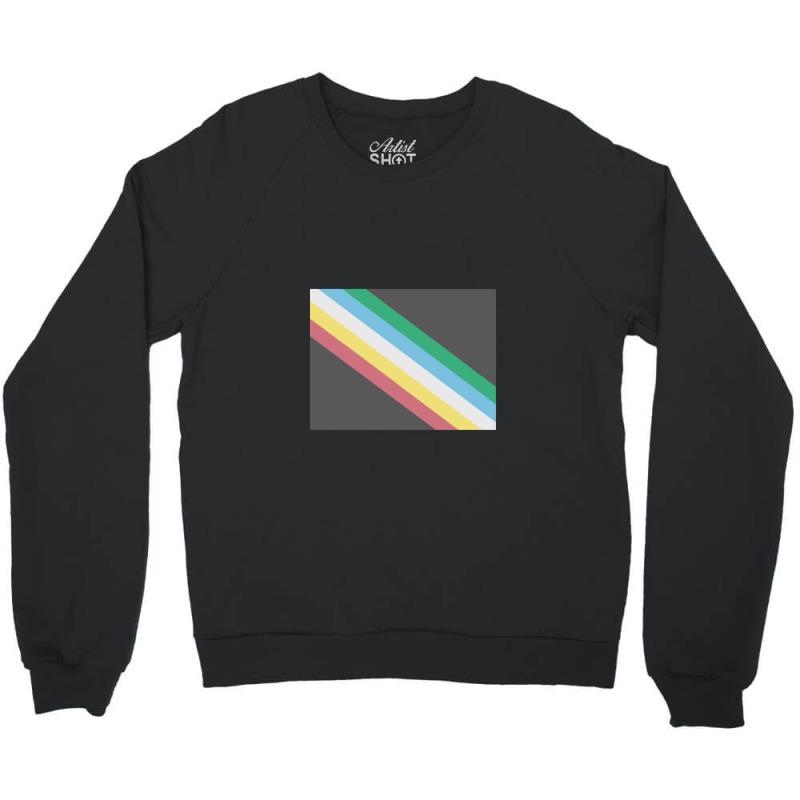 Disability Pride Flag Crewneck Sweatshirt by JeanetteNeubauer | Artistshot