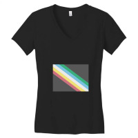 Disability Pride Flag Women's V-neck T-shirt | Artistshot