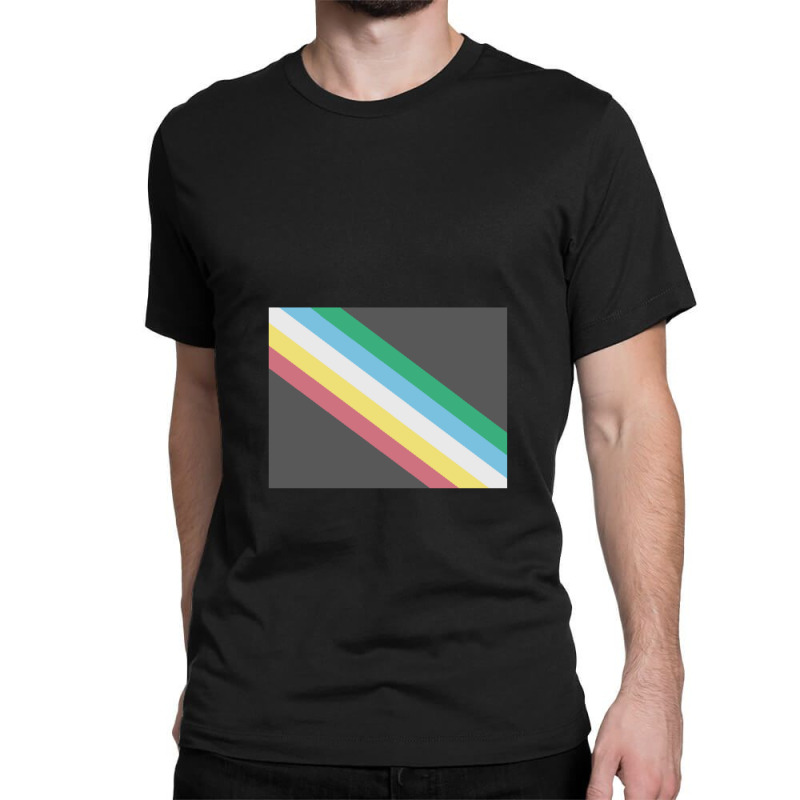 Disability Pride Flag Classic T-shirt by JeanetteNeubauer | Artistshot