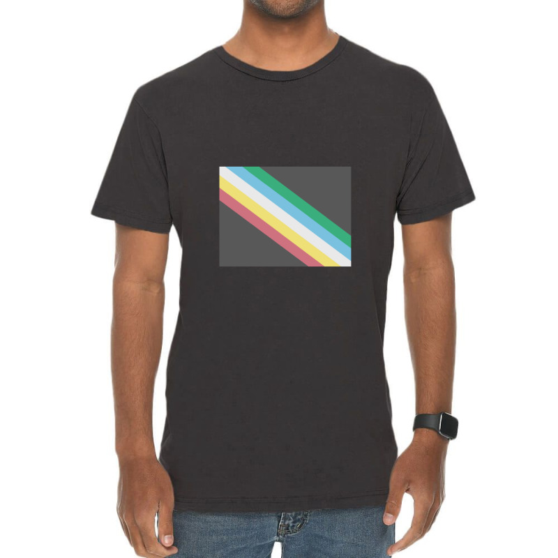 Disability Pride Flag Vintage T-Shirt by JeanetteNeubauer | Artistshot