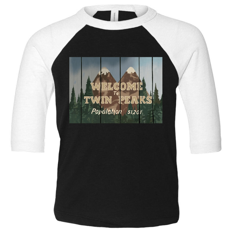 Twin Peaks Inspireds, Twin Peaks Inspireds Vintage, Twin Peaks Inspire Toddler 3/4 Sleeve Tee | Artistshot