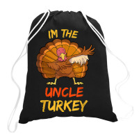 Uncle Turkey Matching Family Group Thanksgiving Party Pajama Drawstring Bags | Artistshot