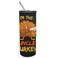 Uncle Turkey Matching Family Group Thanksgiving Party Pajama Skinny Tumbler | Artistshot