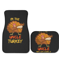 Uncle Turkey Matching Family Group Thanksgiving Party Pajama Full Set Car Mats | Artistshot