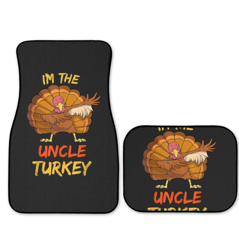 Uncle Turkey Matching Family Group Thanksgiving Party Pajama Full Set Car Mats | Artistshot