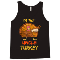 Uncle Turkey Matching Family Group Thanksgiving Party Pajama Tank Top | Artistshot