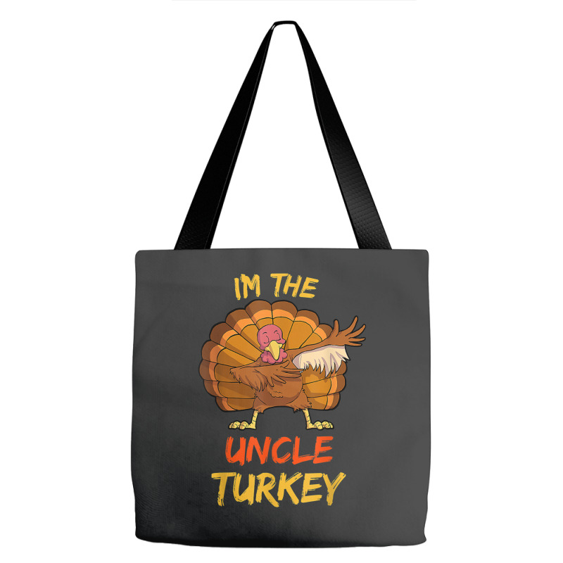 Uncle Turkey Matching Family Group Thanksgiving Party Pajama Tote Bags | Artistshot