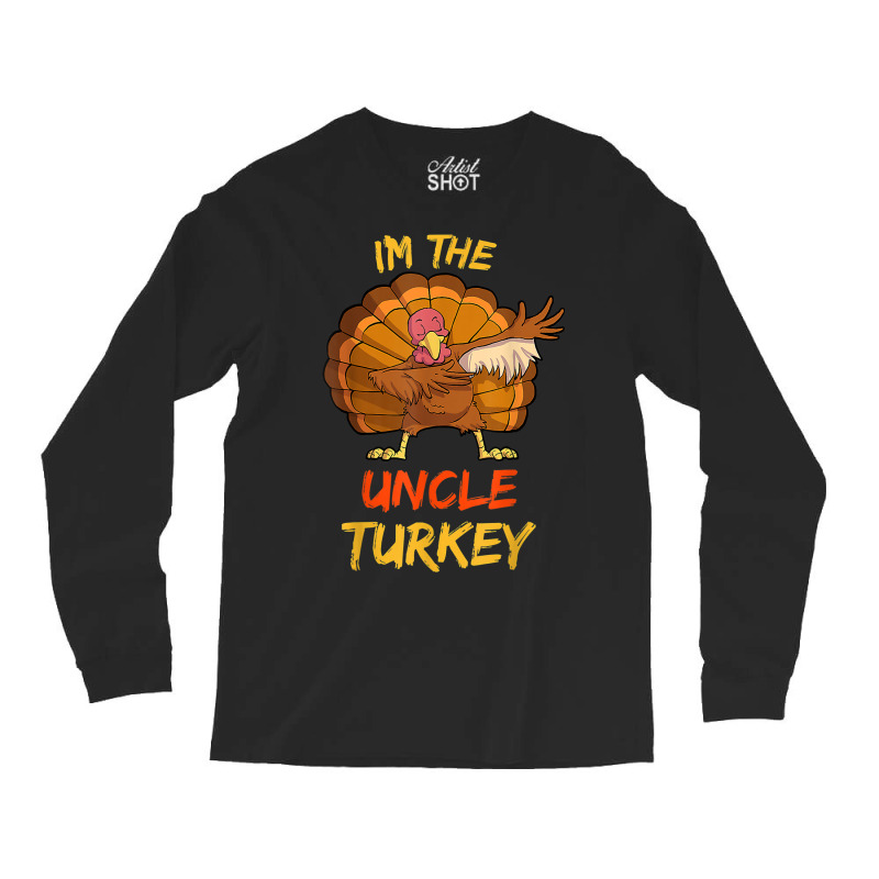 Uncle Turkey Matching Family Group Thanksgiving Party Pajama Long Sleeve Shirts | Artistshot