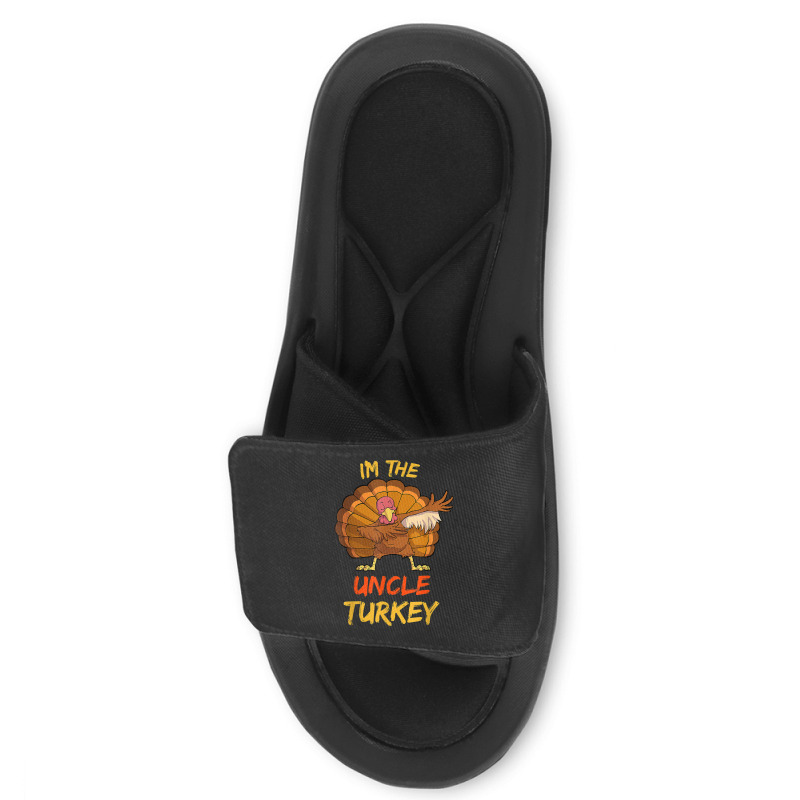 Uncle Turkey Matching Family Group Thanksgiving Party Pajama Slide Sandal | Artistshot