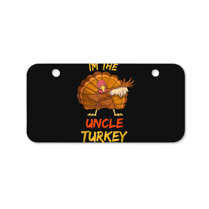 Uncle Turkey Matching Family Group Thanksgiving Party Pajama Bicycle License Plate | Artistshot