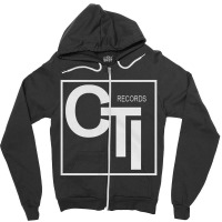 Cti Record, Cti Record Vintage, Cti Record Art, Cti Record Painting, T Zipper Hoodie | Artistshot