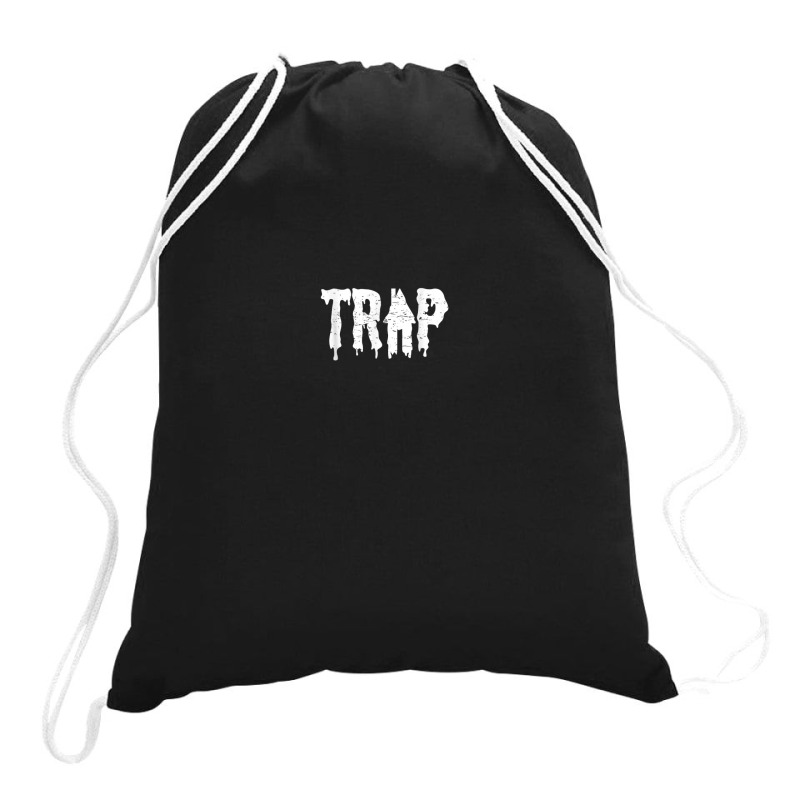 Trap House Edm Rave Techno Electronic Dance Music Apparel Drawstring Bags | Artistshot