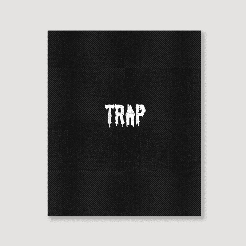 Trap House Edm Rave Techno Electronic Dance Music Apparel Portrait Canvas Print | Artistshot