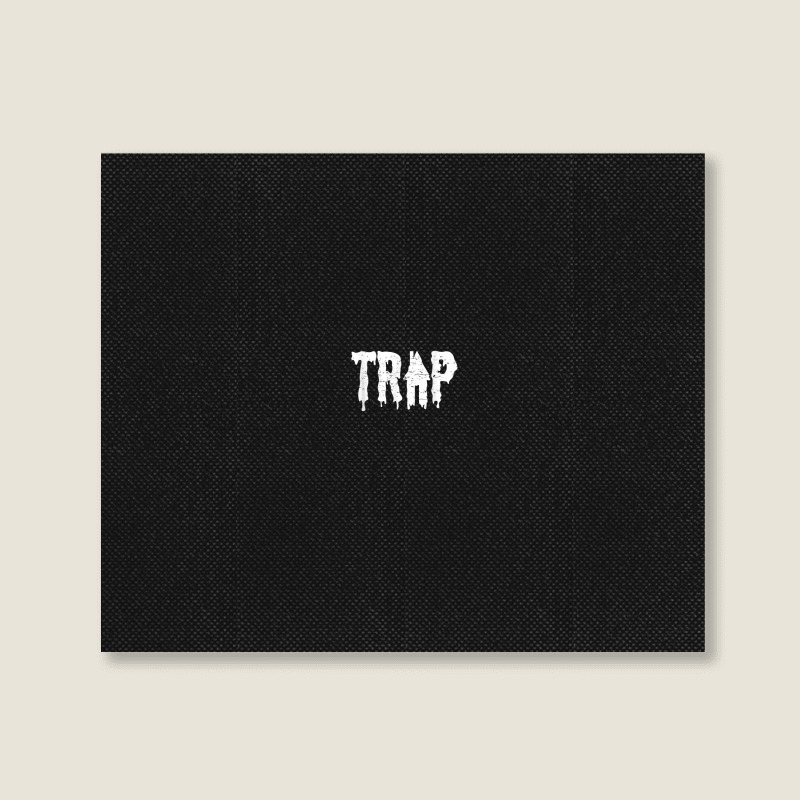 Trap House Edm Rave Techno Electronic Dance Music Apparel Landscape Canvas Print | Artistshot