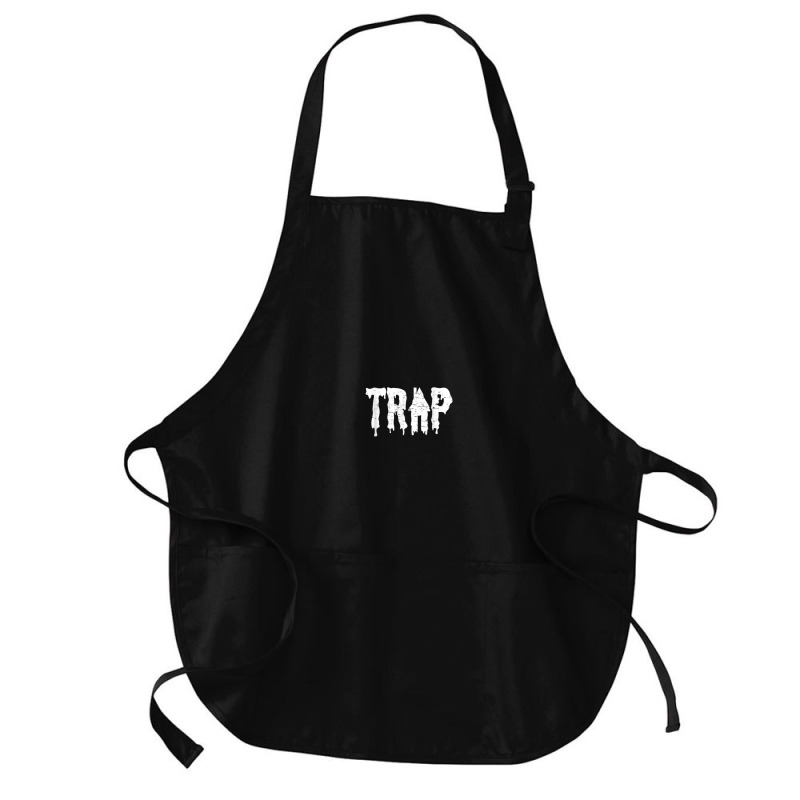 Trap House Edm Rave Techno Electronic Dance Music Apparel Medium-length Apron | Artistshot