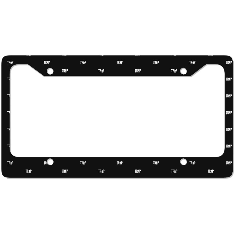 Trap House Edm Rave Techno Electronic Dance Music Apparel License Plate Frame | Artistshot