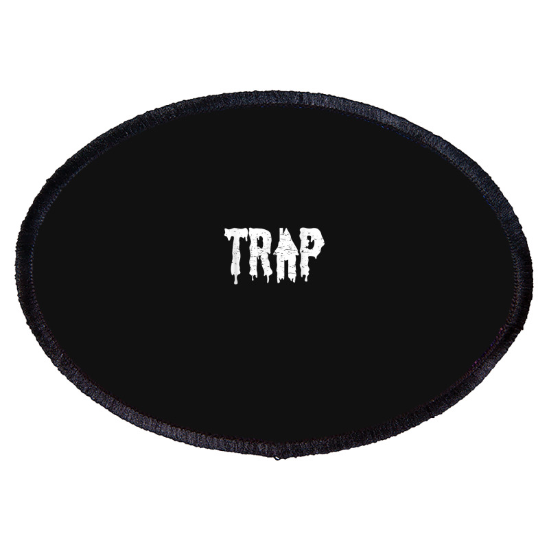 Trap House Edm Rave Techno Electronic Dance Music Apparel Oval Patch | Artistshot