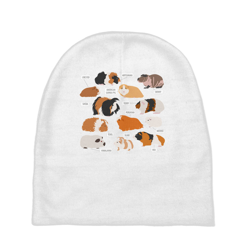 Guinea Pig Breeds   Costume Clothing Accessories Baby Beanies | Artistshot