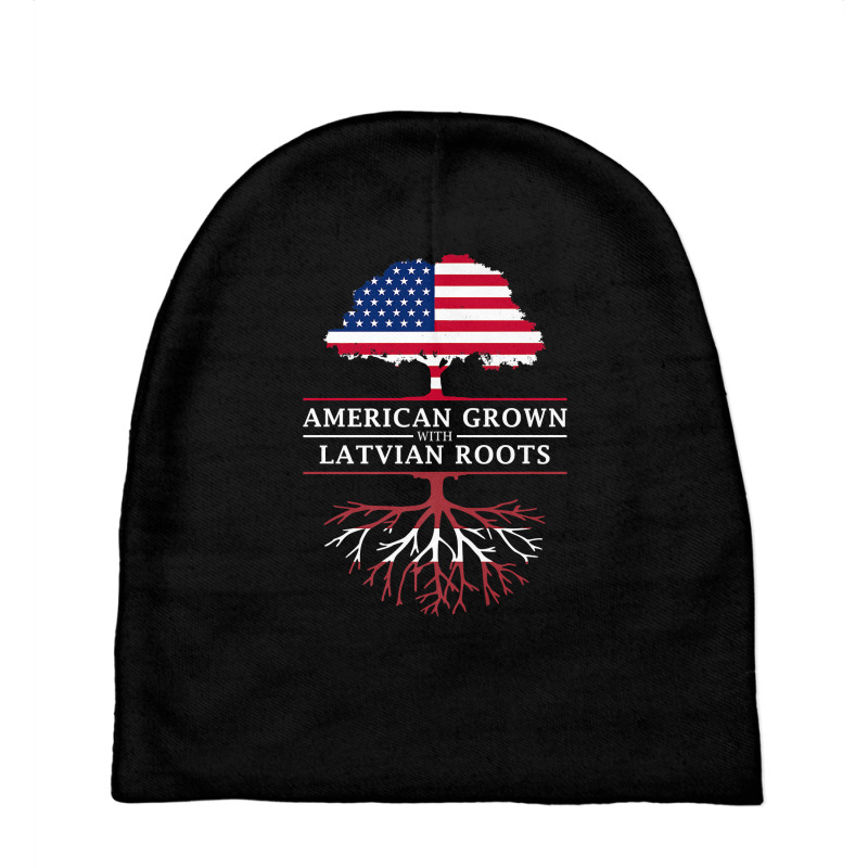 American Grown With Latvian Roots   Latvia Premium T Shirt Baby Beanies by cm-arts | Artistshot